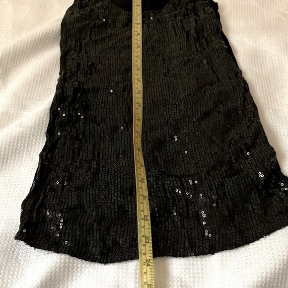 Black sequin tank top - Picture 5 of 5